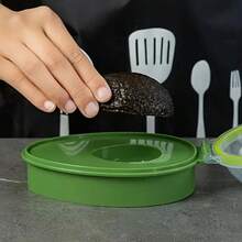 1PC Reusable Avocado Preservation Box - Fruit Storage Container, Plastic Flip Design, Refrigerator Food Storage Box, Used To Keep Avocados Fresh, Lock In Moisture, Ideal Refrigerator Storage Container, Kitchen Storage Accessories, Kitchen, Kitchen Accessories, Kitchen Supplies - Multicolor - View 8