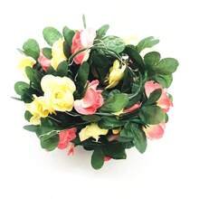 LED Red & Pink Rose Flower String Lights, Suitable For Valentine's Day, Mother's Day, Home, Party Decoration, Applicable For Bedroom, Living Room, Balcony, Party Scene. Battery Powered (Batteries Not Included) - Warm white light - View 7