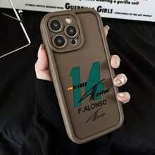 M-MartinES Racing A-Astons Alonso. Tif Phone Case For 17, 16, 15, 14, 13, 12, 11 Pro, Mini XR/XS/X/7/335 Plus - Shockproof Soft TPU Back Case, Vibrant Print, Flexible Material, Anime Fan 17 Case Cover For 17 Pro Max 17 Case Scover De  17 Pro Max - 混合顏色 - 查看 2