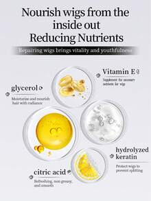 假发护理喷雾和宽齿梳套装 – 轻松梳理、滋润并柔顺真人发和合成假发，防止毛躁，修复干燥假发，延长假发使用寿命 - 100ml - 查看 8