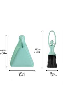 Mini Drawer Desktop Cleaning Brush Set, Includes Dustpan & Broom, Suitable For Cleaning Dining Table, Keyboard, Small Gaps, Pet Waste, Bird Cage - Multicolor - View 5