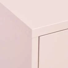 vidaXL Armoire de rangement Rose 80x35x101,5 cm Acier - Rose bonbon - Voir 7