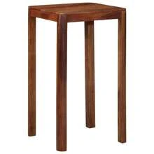 Mesa de bar VidaXL 60 x 60 x 107 cm em madeira maciça de acácia - Castanho - Ver 11