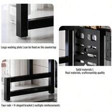 Porta-toalhas - Preto - Ver 9