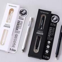 1pc Mechanical Pencil-Shaped Erasers, Shaveless, Precise Line Erasing, Ideal For Art Students, Sketching, Drawing, High Erasing Brightness, Smudge-Free - Black and White - View 11