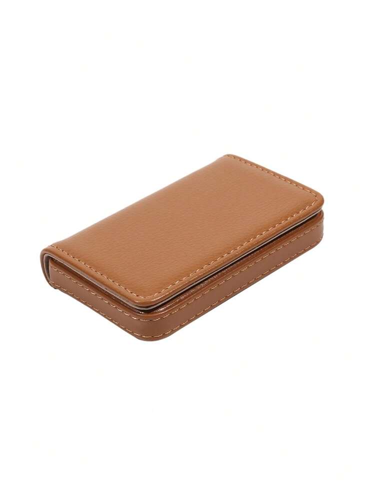 1pc RFID Blocking Wallet, Ultra-Thin PU Leather Business Credit Card Holder And ID Case, Unisex, Minimalist RFID Anti-Theft Card Holder, Keeps Business Cards Clean - Multicolor - View 19