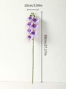 1 件人造蝴蝶兰，7 根逼真的蝴蝶兰茎，人造兰花花束，适用于婚礼、家居装饰、情人节、房间装饰、浴室装饰、婚礼用品、情人节装饰、婚礼装饰、派对用品、春季装饰、餐桌摆饰。 - 彩色 - 查看 16