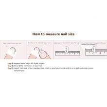 Pink & Blue Ombre White Lines Design Press-On Nails, 2026 New Handmade Long Stiletto Nails,Reusable Unique Fashion Nails - Pink & Blue Ombre - View 6