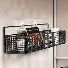 4 Adhesive Shower Rack Hooks - Strong, Waterproof, No Drilling Required Bathroom Storage Wall Mount - Suitable For Soap, Towels, And Accessories, Shower Accessories, Practical Hooks - 4PCS - 查看 2