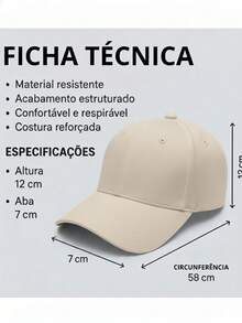 Plain Basic Adjustable Black And White Curved Brim Unisex Super Lightweight Baseball Cap For Men And Women - 米色 - 查看 2
