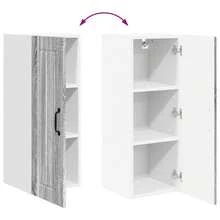 vidaXL Armoire de cuisine Gris Sonoma 30 x 31 x 80 cm - Gris - Voir 11