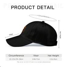 Unisex Baseball Hats Tokio Hotel Tom Kaulitz Music Band Outdoor Summer Sports Baseball Caps Hip Hop Cap Casquette Hats - màu đen - Xem 2
