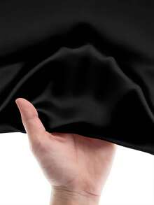 AIJ Chiếc đầm mini satin bóng mượt màu trơn, cổ chữ V, ôm sát người với tay phồng này là sự lựa chọn hoàn hảo cho mùa xuân và mùa thu. Thích hợp cho các bữa tiệc, đi làm hàng ngày, Giáng sinh, Năm mới, Ngày lễ tình nhân và nhiều dịp khác. Màu đen - màu đen - Xem 7