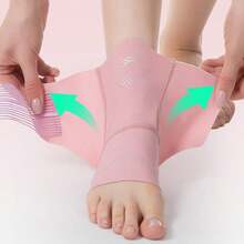 1pc Ankle Brace Compression Support With Strap, Ankle Compression Sleeve - Multicolor - View 2