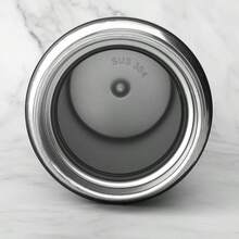 AMAZING VISION Botella térmica de 480 ml de acero inoxidable 304 con acabado mate, pantalla de temperatura inteligente, ideal para coche - azul - Ver 4