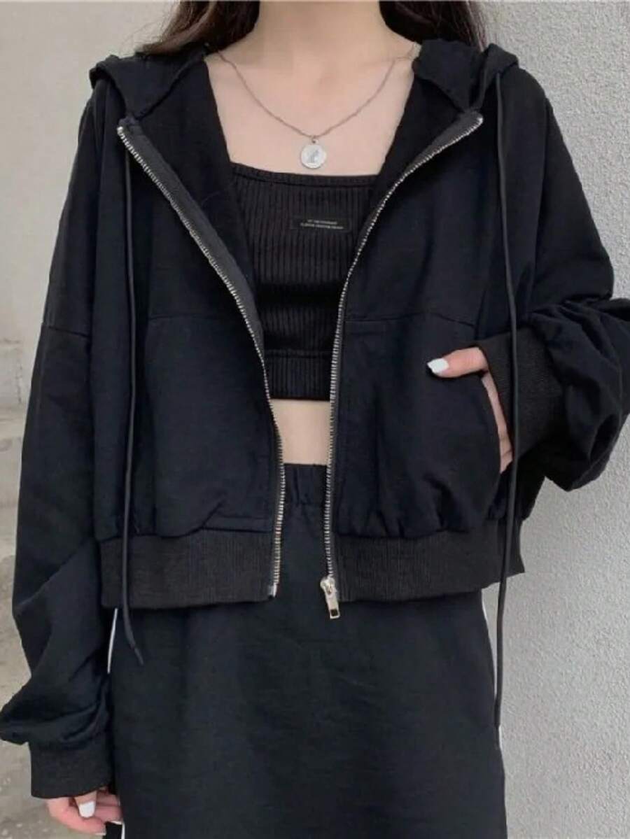 Women Sweatshirts - Black - View 1