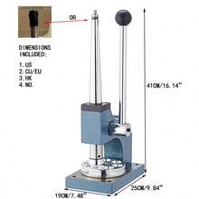 戒指拉伸器/缩小器，专业手动戒指尺寸调节工具，适用于美国/欧盟/香港/挪威尺寸，用于精密珠宝维修、戒指尺寸调整和硬币戒指制作 - 戒指擴大機 - 查看 3