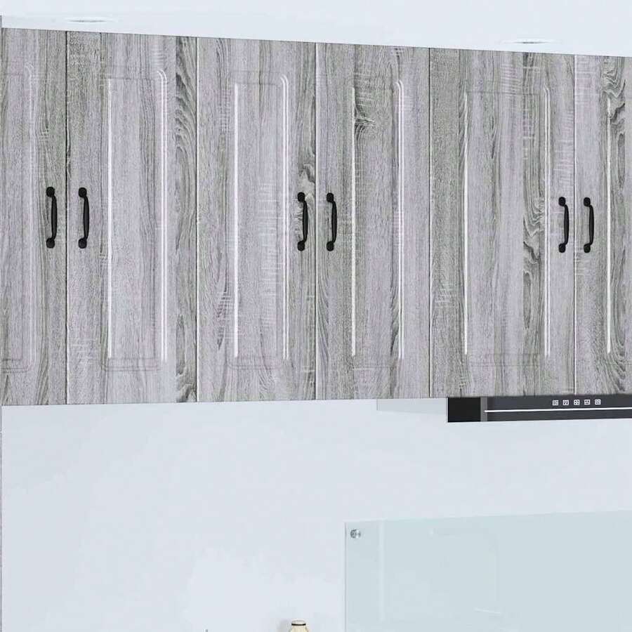 vidaXL Armoire de cuisine Kalmar Gris Sonoma 60 x 31 x 80 cm - Gris - Voir 1
