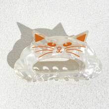 1 chiếc kẹp tóc tai mèo dễ thương, phụ kiện tóc độc đáo - kẹp tóc kiểu càng cua, phụ kiện thời trang nữ | Phụ kiện tóc, thích hợp cho tiệc tùng, quà tặng, tiệc chiêu đãi, đám cưới, ngày Valentine, sinh nhật và nhiều dịp khác. - Nhiều màu - Xem 1