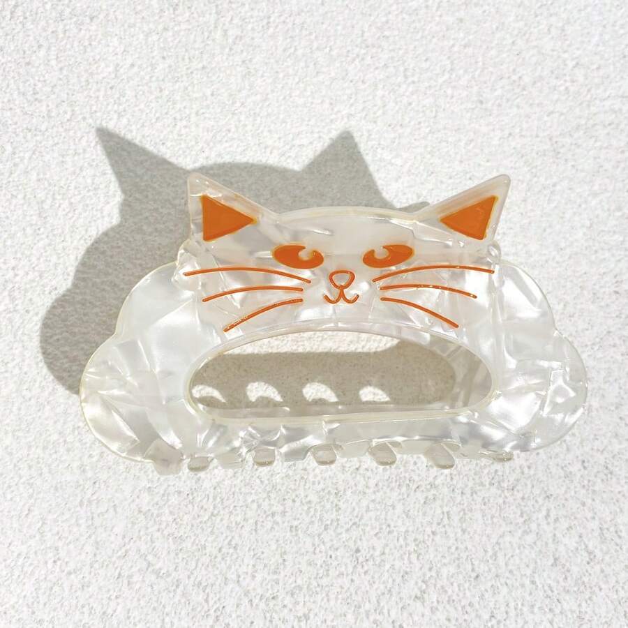 1 chiếc kẹp tóc tai mèo dễ thương, phụ kiện tóc độc đáo - kẹp tóc kiểu càng cua, phụ kiện thời trang nữ | Phụ kiện tóc, thích hợp cho tiệc tùng, quà tặng, tiệc chiêu đãi, đám cưới, ngày Valentine, sinh nhật và nhiều dịp khác. - Nhiều màu - Xem 1