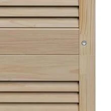 vidaXL Porta de Armário com 4 peças Naturel 140,5 x 2,1 x 39,5 cm - Castanho - Ver 10
