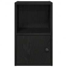 vidaXL Bibliothèque chêne nero 31x24x52 cm ingegneria del legno - nero - Visualizzare 5