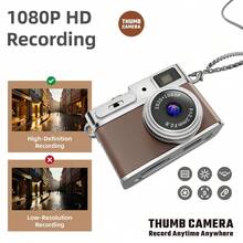 Best-Selling Thumb Camera, Portable Digital Camera, Mini Retro CMOS High Definition CCD Digital Camera, 180mAh - Camera + Data Cable - View 3