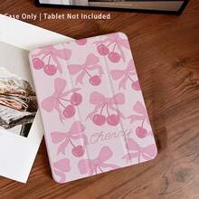 粉色樱花蝴蝶结设计保护套 - 甜美女孩粉丝和可爱设计爱好者的理想之选，柔软 TPU 翻盖 - 带笔槽，兼容 iPad 第十代 10.9 英寸 (2022) / iPad Air 13 英寸 (M3 2025) / iPad Air 11 英寸 (M3 2025)，也适用于其他型号。 - 彩色 - 查看 5