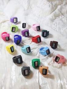 1pc/5pcs/10pcs Outdoor Hiking Step Counter, Accurately Records Steps And Preserves Spring Footprints - Multicolor - View 9