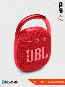 JBL Loa Bluetooth mini cầm tay Clip 4, chống nước và bụi IP67, thiết kế kẹp bền chắc, âm trầm mạnh mẽ, thời lượng pin dài, nhỏ gọn và dễ mang theo, thích hợp cho các hoạt động ngoài trời như đi bộ đường dài, cắm trại, đạp xe, du lịch biển và nhiều hơn nữa. - Đỏ - Xem 12
