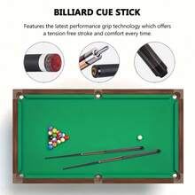 Professional Carbon Fiber Pool Cue - Low Deflection, 11.8mm/12.5mm Tip, Includes Case - Perfect For Halloween, Christmas, Valentine's, Thanksgiving & Independence Day - Black - View 5