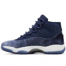 Nike Air Jordan Wmns Air Jordan 11 Retro Midnight Navy Velvet Retro Basketball Shoes AR0715-441 Sneakers For Women - Nhiều màu - Xem 2