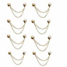 3个可调节磁性裤腿袖口夹 - 耐用合金材质，可拆卸裤腿夹，适用于裤子和T恤，磁性裤腿夹无需缝纫即可缩短裤长，强力磁性按扣 - 彩色 - 查看 22