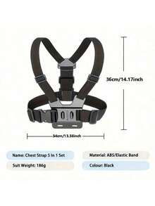 1个通用胸带手机支架，适用于第一人称视角拍摄、户外智能手机POV视频拍摄，手机夹，手机支架胸带充电器保护套，办公必备数码包，数据线相机包，电子数据线整理包，移动电源保护套，钱包式旅行相机包，男女老少皆宜的圣诞礼物，教师必备 - 查看 7