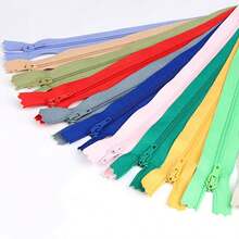 Mixed Color #3 Nylon Zipper, 7.87 Inch Closed Length, Suitable For DIY Handmade Zipper, Can Be Used For Bags, Clothing And Sewing Projects - 20 pcs - View 2
