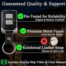 2pcs Replacement Remote For Genie & Overhead Door Garage Door Openers - Compatible With G3T-R, G3T-BX, G3T-A Models (1995+ Intellicode Openers Only) - Black - View 7