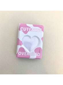 A 3-Inch Instant Camera Mini Photo Album With A Fresh Four-Leaf Clover Heart-Shaped Cow Pattern - Multicolor - View 9