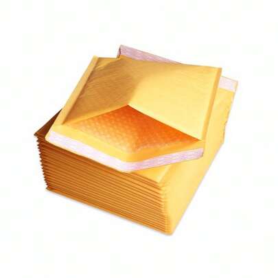 Kraft Bubble Mailers [100 Pack] Mailing Packing Envelopes#1 (7.25" X 11")