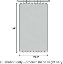 Patio Door Curtain Sound Blocking, Bedroom Privacy Room Divider Curtain Screen Partitions, Thermal Insulated Blackout Closet Sliding Door Curtain (1 Panel, 8.3ft Wide By 7ft Long, Gray) - 灰綠色 - 查看 10