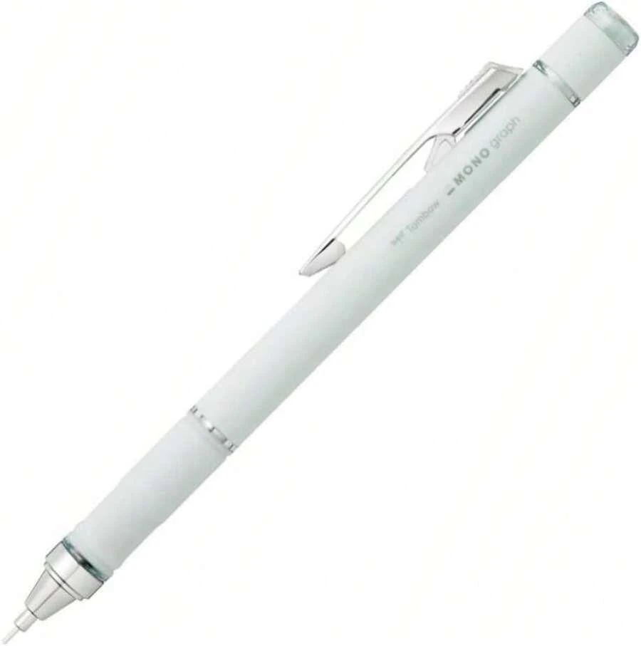 Tombow Mechanical Pencil, 0.5mm, MONO Monograph Grip (Soft Fit Grip For Anti-Fatigue), Ivory DPA-151B - MàuC - Xem 1