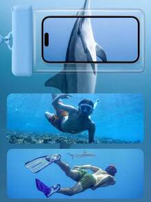 Seka Paul IPX8 Waterproof Phone Pouch-Suitable For Diving,Swimming,Beach,Compatible With All Phones Up To 9.45 Inches,Waterproof And Shockproof,Beach Essential - Multicolor - View 7