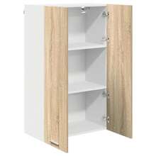 vidaXL Armario suspendido con almacenamiento Chêne Sonoma 60 x 31 x 100 cm - Marrón - Ver 5