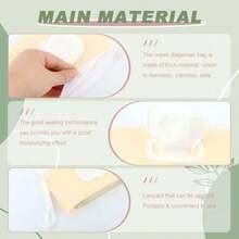 Portable Baby Travel Wet Wipe Dispenser, Ideal for Journeys - Embalaje estándar - Ver 5