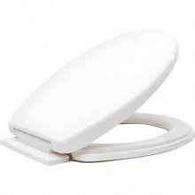 Requisite Needs Soft Close Toilet Seat – White Oval, Top Fixing With Adjustable Hinges - White - View 8