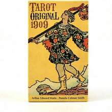 1909年原版塔罗牌桌游，塔罗牌占卜与精神享受，命运桌游，适合初学者 - 芥末黃 - 查看 3