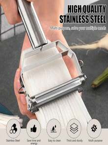 1pc Stainless Steel Vegetable & Fruit Peeler – Fully Washable Multi-Functional Kitchen Peeler For Potatoes, Carrots, Cucumbers & Apples | Sharp Cutting Tool, Durable Home Kitchen Gadget, Small RV Accessories, Random Color/Style – Essential Kitchen Peeler - Multicolor - View 8