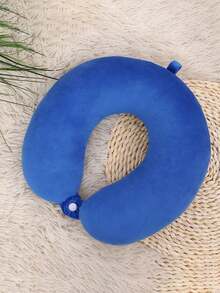 2pcs U-Shaped Memory Foam Neck Pillow, Portable Home/Travel Cervical Pillow, Office Nap Pillow, Camping Pillow, Travel Pillow, Compact & Comfortable, Ergonomic Inflatable Pillow For Camping And Hiking To Support Neck And Waist, Unisex, Multiple Colors Available - Multicolor - View 14