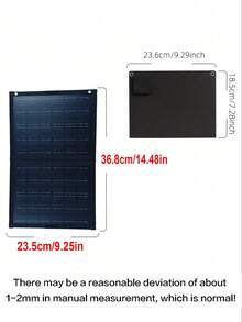 30-50W 输出功率，便携式太阳能充电器，USB 接口，通用充电，36V 电压，适用于手机及配件的太阳能充电设备，方便旅行、露营和应急供电