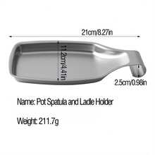 1/2pcs Spoon Holder, Ladle Rack, Utensil Organizer Tray, Cutlery Caddy, Kitchen Countertop Utensil Holder, Hotel & Home Self-Serve Buffet Kitchen Supplies Plate Clip Tray, Spatula & Spoon Rack/Tray, Cookie, Snack, Fruit Plate, Kitchen Accessories, Kitchen Spoon Rack/Stand, Cutlery Rack, Tea Bag & Spoon Holder - Silver - View 5