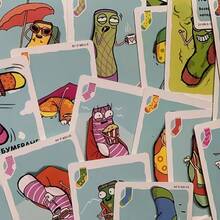 Russian Version Stinky Socks Card Game | Multiplayer, 15 Minutes Of Laughter Non-Stop, Never Boring, Easy To Play, Perfect For Holiday Party Game Nights, Card Paper Material - Multicolor - View 8